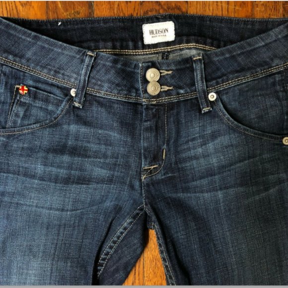 HUDSON Collin Flap Dark Wash Skinny Jean Sz 26 - Picture 6 of 8